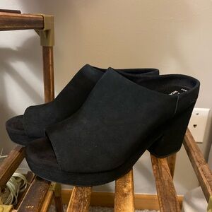 Toms Black Women's Mules